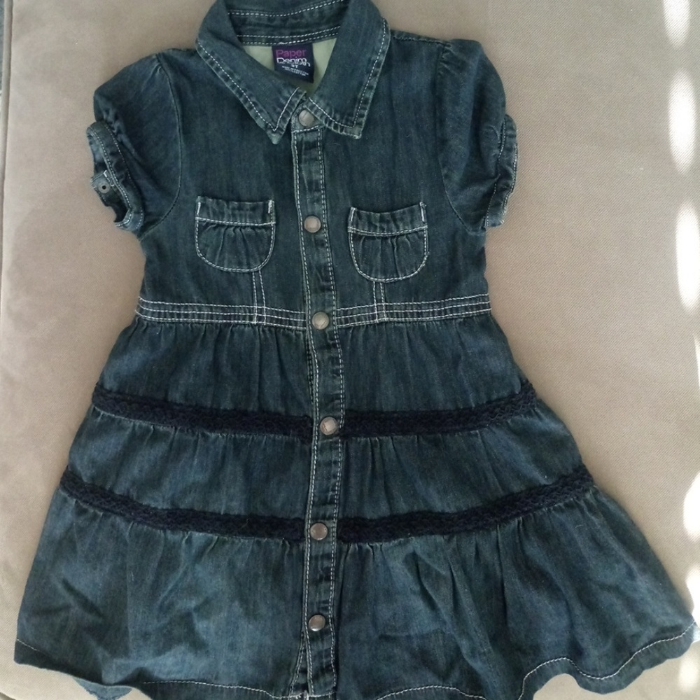 Paper Denim & Cloth 3T denim dress EUC